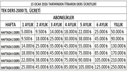 EĞİTİMLERİMİZ